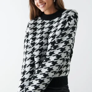 Gina Tricot Lina Knitted Sweater Dogtooth styles dernier cri 6