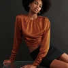 Gina Tricot Jonna Blouse Bombay Brown De super promotions disponibles 8