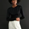 Gina Tricot Jonna Blouse Black en vente 10