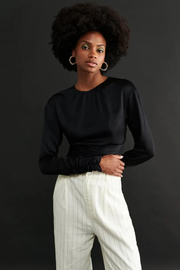 Gina Tricot Jonna Blouse Black en vente 1