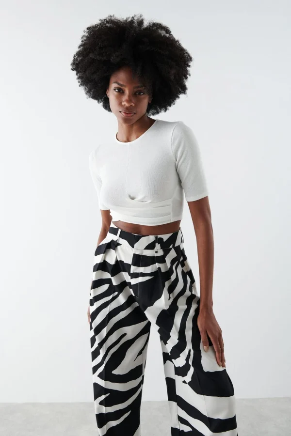Gina Tricot Pixi Top Offwhite guranteed de qualité 1