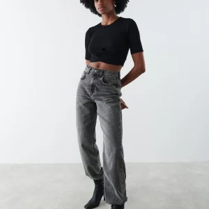 Gina Tricot Pixi Top Black Officielle 6