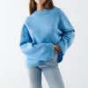 Gina Tricot Tindra Knitted Sweater Blue à prix d'occasion 8
