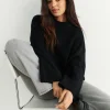 Gina Tricot Tindra Knitted Sweater Black se précipiter pour acheter 8