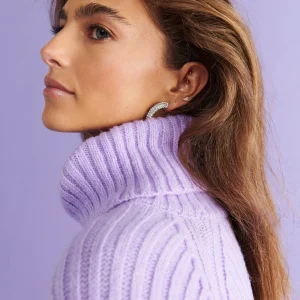 Achat Gina Tricot Jessa Knitted Sweater Violet 6