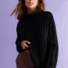 magasin solde Gina Tricot Hanni Knitted Sweater Black 8