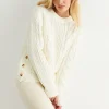 à prix imbattables Gina Tricot Nicki Knitted Sweater Offwhite 8