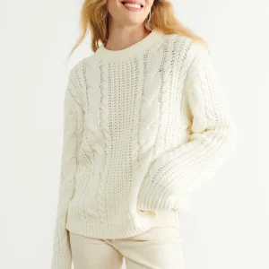 à prix imbattables Gina Tricot Nicki Knitted Sweater Offwhite 6