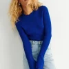 Gina Tricot Hedvig Knitted Sweater Cobolt Blue en vente 8