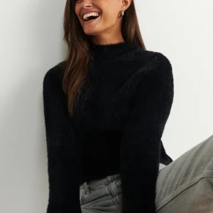 meilleure qualité Gina Tricot Frida Knitted Sweater Black 6