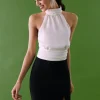Gina Tricot Olina Top Egret ultratendance 10