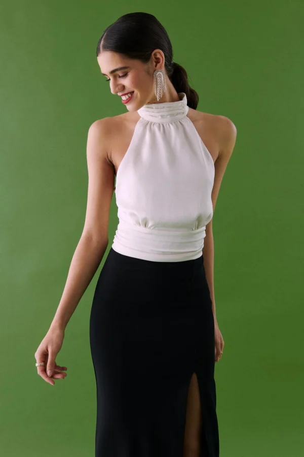 Gina Tricot Olina Top Egret ultratendance 1