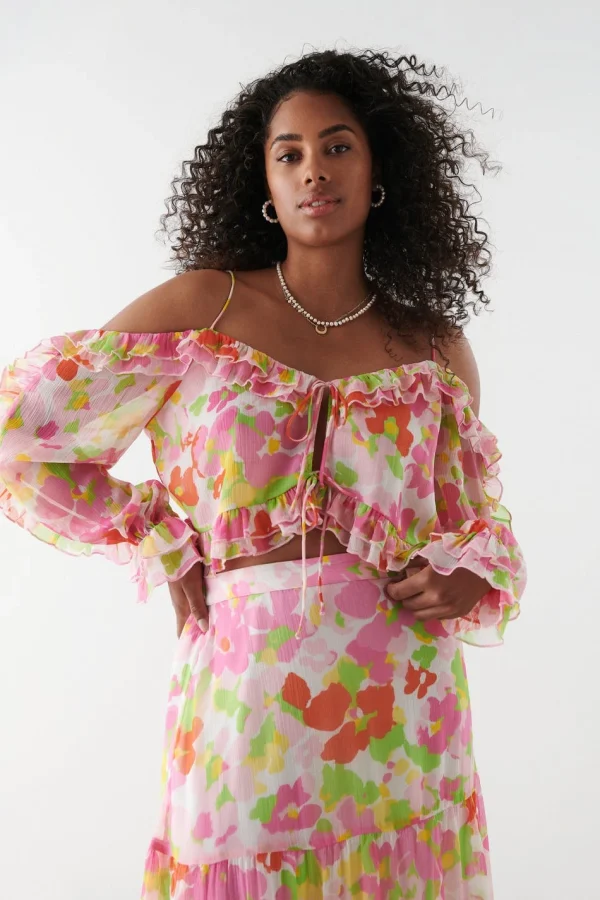 Gina Tricot Talah Blouse Big Lilacflower se précipiter pour acheter 1