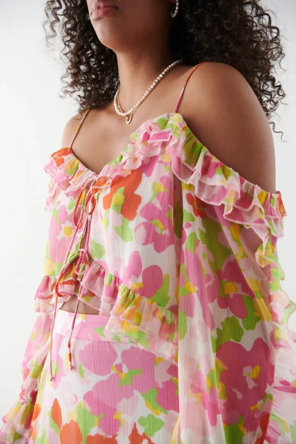 Gina Tricot Talah Blouse Big Lilacflower se précipiter pour acheter 3