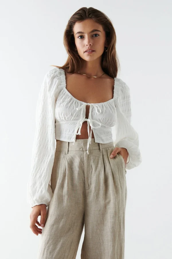 Retour Gratuit Gina Tricot Marielle Blouse Offwhite 1