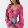 qualité d’originales Gina Tricot Marielle Blouse Strawberry Moon 10