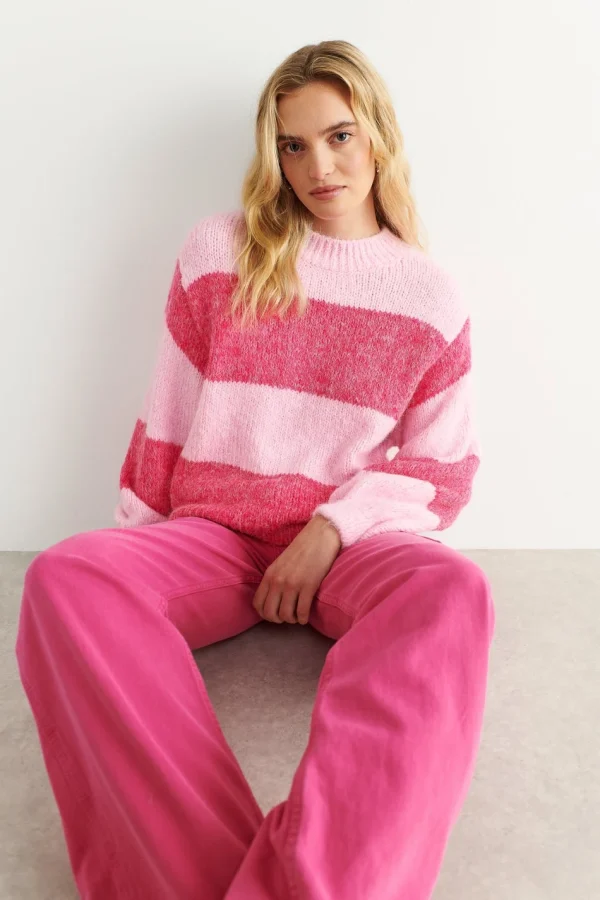 Neuve avec étiquette Gina Tricot Willow Knitted Sweater Pink 1