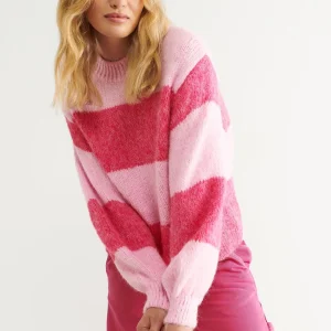 Neuve avec étiquette Gina Tricot Willow Knitted Sweater Pink 6