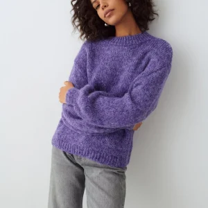 Gina Tricot Willow Knitted Sweater Prism Violet mode 6