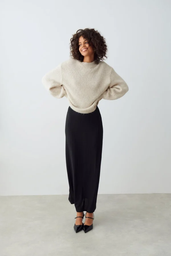 vente pas cher Gina Tricot Willow Knitted Sweater Rainy Day 1