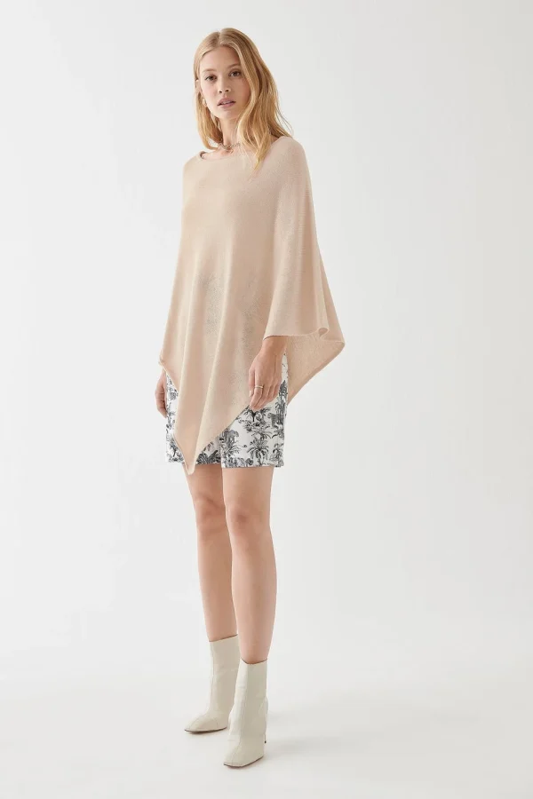 Gina Tricot Alexa Poncho Beige Satisfait ou Remboursé 1