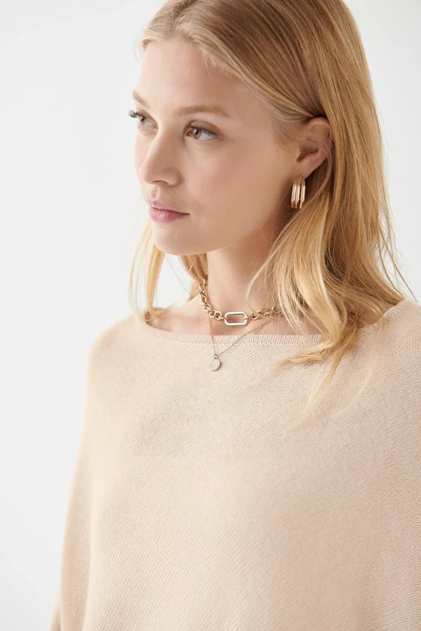 Gina Tricot Alexa Poncho Beige Satisfait ou Remboursé 3