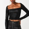 Gina Tricot Iris Cropped Top Black achat 8