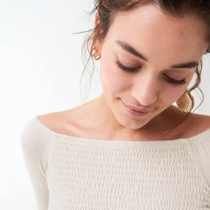 en ligne vente Gina Tricot Kimmy Off Shoulder Top Moonbeam 6
