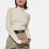 Gina Tricot Julia Knitted Sweater Ecru marques pas cher 10