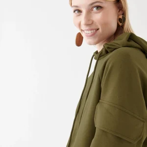 Gina Tricot Laurie Hooded Sweater Dark Olive Paiement sécurisé 6