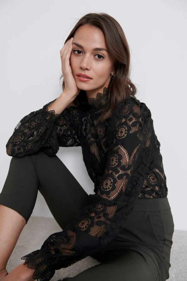 pas cher en ligne Gina Tricot Zonya Blouse Black 1