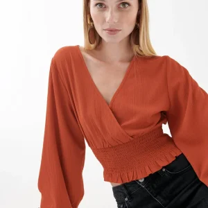 Pas Cher Magasin Soldes Gina Tricot Jane Smock Top Picante 6