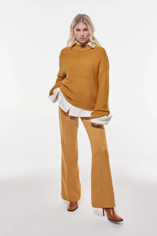 Gina Tricot Celia Knitted Sweater Narcissus bas prix 1