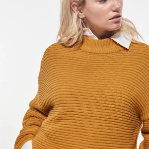 Gina Tricot Celia Knitted Sweater Narcissus bas prix 6