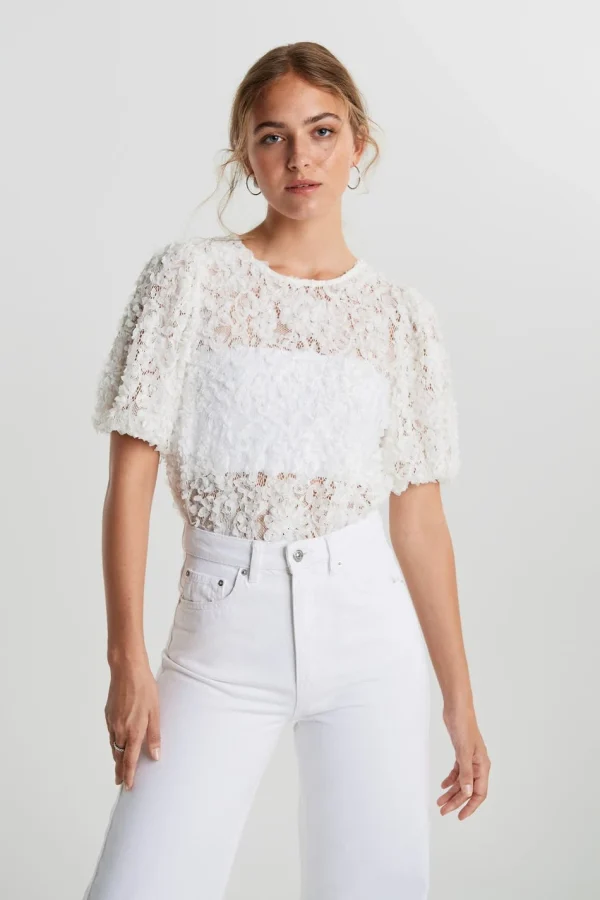 qualité supérieure Gina Tricot Lara Top Offwhite 1