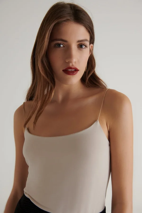 Service Clients Dédié Gina Tricot Una Top Beige 3