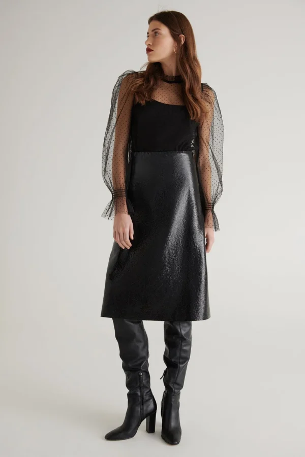 authentiques Gina Tricot Seven Top Black 1
