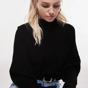 Gina Tricot Emmy Knitted Sweater Black Satisfait ou Remboursé 6