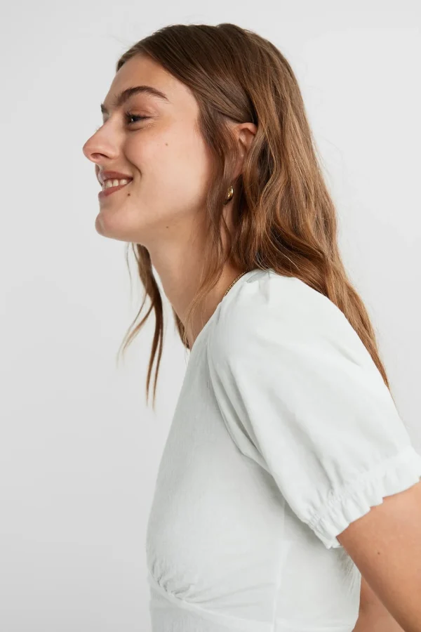 Gina Tricot Kathy Top Offwhite achetez 3