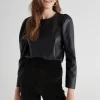 Vente Gina Tricot Zandea PU Top Black 8