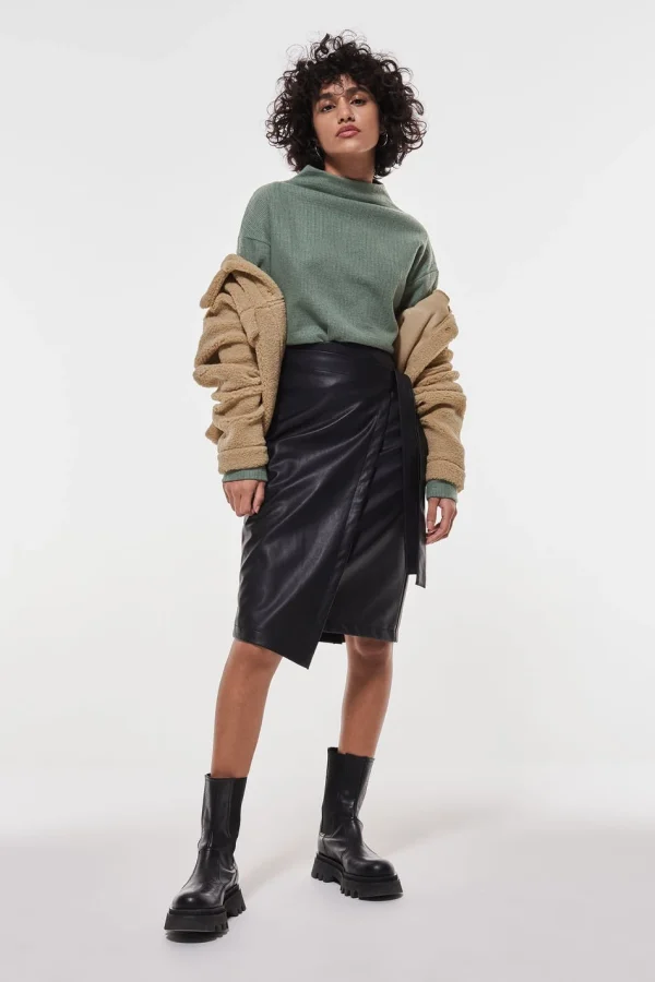 Gina Tricot Emmy Sweater Duck Green Retour Facile et Gratuit 1