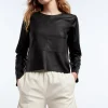 Gina Tricot Blake Pu Top Black magasins pas chers 10