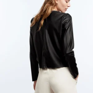 Gina Tricot Blake Pu Top Black magasins pas chers 6