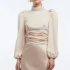 Prix très abordable Gina Tricot Liv Open Back Top Beige 10