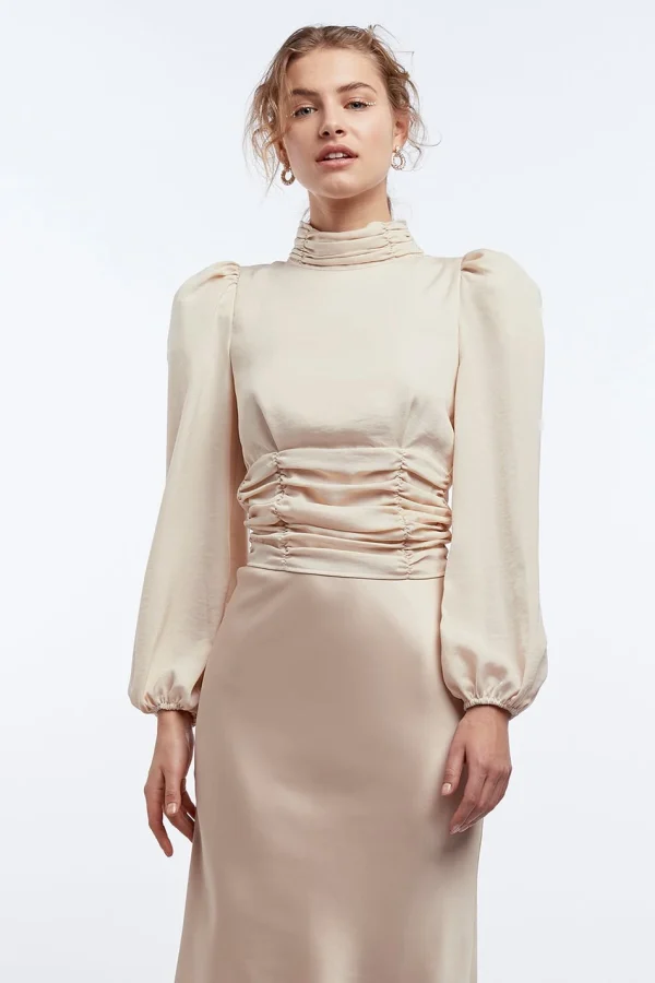 Prix très abordable Gina Tricot Liv Open Back Top Beige 1