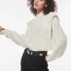 Meilleur Prix Garanti Gina Tricot Isabella Knitted Sweater Ecru 10