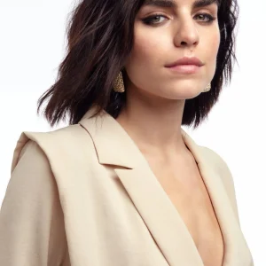 marques de renommée Gina Tricot Folded Shoulder Body Oatmeal 6