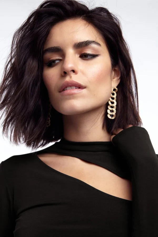 Gina Tricot Adelia Top Black vente luxe pas cher 1