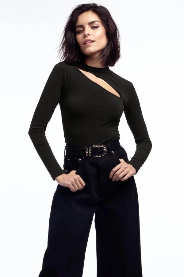 Gina Tricot Adelia Top Black vente luxe pas cher 3