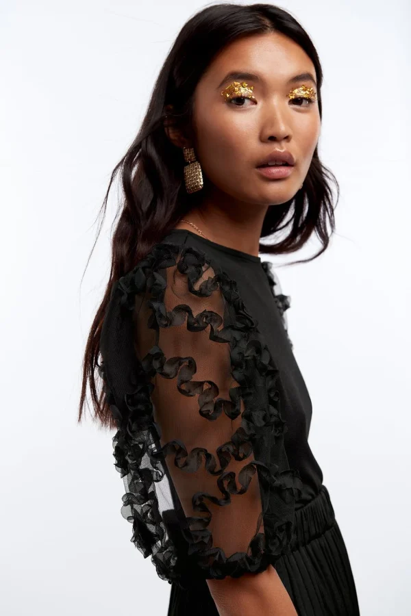 site pas cher Gina Tricot Lindy Top Black 1
